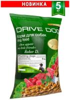 DRIVE DOG Hunting Dogs beef/rabbit/liver 5 кг полнорационный сухой корм для Охотничьих собак средних и крупных пород говядина кролик и печень