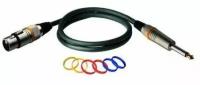 Кабель аудио 1xJack - 1xXLR RockCable RCL30381 D6 M 1.0m