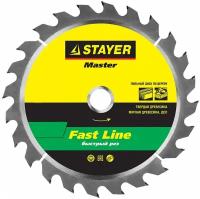 STAYER FAST 230 x 32/30мм 24Т, диск пильный по дереву, быстрый рез, 3680-230-32-24