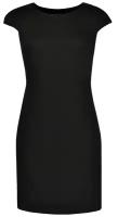 Элегантное платье в офисном стиле черного цвета 52