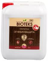 Текс BIOTEKS огнебиозащита II группа состав для защиты древесины, с розовым индикатором (5л)