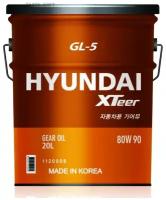 Трансмиссионное Масло Xteer Gear Oil-5 80w-90 20л 1120008 HYUNDAI XTeer арт. 1120008