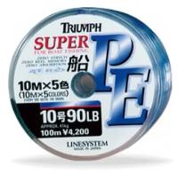 Шнур плетеный Linesystem Triumph Fune PE #12 (0,57mm) 100m multicolor