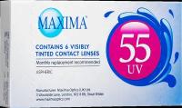 Контактные линзы Maxima 55 UV R 8.6, D -8.5, DIA 14.2, 6 линз