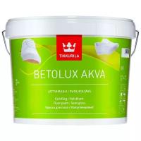 Краска полиуретановая Tikkurila Betolux Akva влагостойкая моющаяся полуглянцевая белый 0.9 л