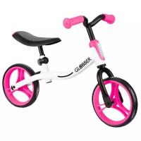 Беговел GLOBBER Go Bike, белый/розовый