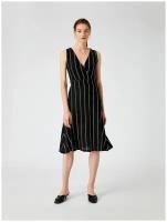 Платье KOTON WOMEN, 1YAK83801EK, цвет: BLACK DESIGN, размер: S