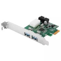 Контроллер USB3.0 Orient VA-3U2219PE PCI-Express на 2 USB Af внешних USB + 2 Af внутрених VL805 + доп-питание