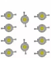 Светодиод белый, 3.2-3.4V, 100-120Lm, 300mA - 5 шт