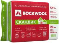 Утеплитель Роквул Лайт Баттс Скандик 100х600х800 мм 2,88 кв. м