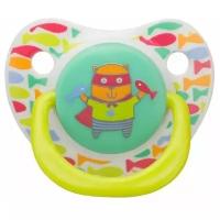 Пустышка силиконовая ортодонтическая Happy Baby Baby Soother 12-24 м