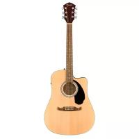 Электроакустическая гитара Fender FA-125CE Dreadnought Natural черный