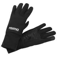 Перчатки Reima, размер 7 (10-12л), черный