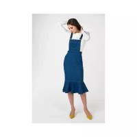 Платье T-Skirt SS18-35-0682-FS женское Цвет Синий темно-синий Однотонный р-р 44 M