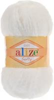 Пряжа Alize Softy (100% микрополиэстер) 50 гр, 115 м, 450 жемчужный, 1 моток