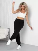Женские брюки больших размеров алладины Чанита черный IvCapriz 50