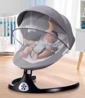 AELITA Baby Swing Chair с ДУ и Bluetouth Кресло - шезлонг Электронные качели для новорожденных 2023 + силиконовая ложка