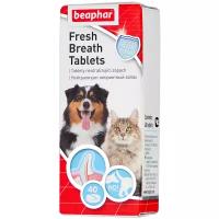 Таблетки Beaphar Fresh Breath Tablets от запаха из пасти для кошек и собак