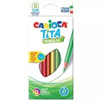 Carioca набор цветных карандашей Tita 12 цветов (42786) микс