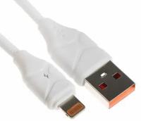 Кабель ONE DEPOT S06L, Lightning - USB, 2.4 А, 1 метр, белый