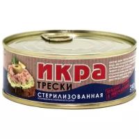 Боско-морепродукт Икра трески 240 г жестяная банка