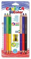 Carioca набор цветных двусторонних карандашей BiColor 12 цветов (42264)