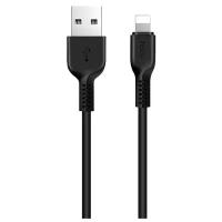 Data-кабели Hoco Кабель Hoco X13, Lightning - USB, 2,4 А, 1 м, PVC оплетка, черный