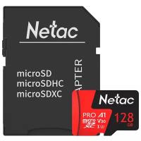 Карта памяти microSDXC Netac, 128Gb, Class 10