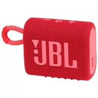 Портативная акустика JBL GO 3, 4.2 Вт, красный