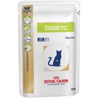 Влажный корм для кошек Royal Canin Diabetic S/O, при сахарном диабете 100 г (кусочки в желе)