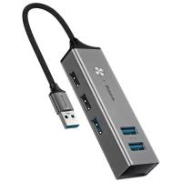 Хаб HUB USB на 5 (USB3.0*3+USB2.0*2 ) USB CAHUB-COG Baseus черный