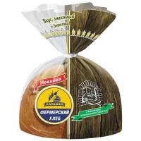 КАРАВАЙ Хлеб Фермерский, пшенично-ржаная мука, цельнозерновой, в нарезке, 330 г