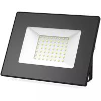 Прожектор LED 50W IP65 холодный свет 6500К черный Gauss Elementary