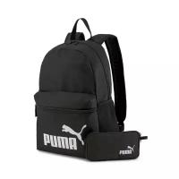 Мультиспортивный рюкзак PUMA Phase Backpack Set, черный