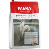 Корм для собак Mera (12.5 кг) Pure Sensitive Fresh Meat с индейкой и картофелем для взрослых собак