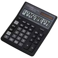 Калькулятор настольный Citizen SDC-414N, 14 разр., двойное питание, 158*204*31мм, черный