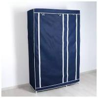 ___ Шкаф для одежды, 108x43x172 см, цвет синий