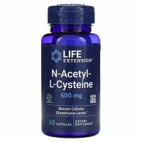 N-Ацетил-L-Цистеин LIFE EXTENSION N-Acetyl-L-Cysteine (NAC) 600 mg 60 капсул