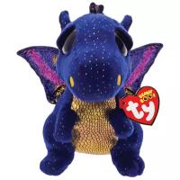 TY Мягкая игрушка Дракон Сафир фиолетовый 15 см 36879 с 3 лет