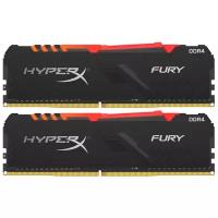 Оперативная память HyperX Fury RGB 32 ГБ (16 ГБ x 2 шт.) DDR4 3200 МГц DIMM CL16 HX432C16FB3AK2/32