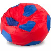 Кресло-мешок «Мяч», XL, оксфорд, Красный и синий