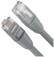 Патч-корд GCR прямой 3.0m UTP кат.6, серый, 24 AWG, RJ45, T568B, -52593