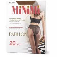 Колготки MiNiMi Papillon, 20 den, с ластовицей, с шортиками, размер 2, бежевый, бесцветный