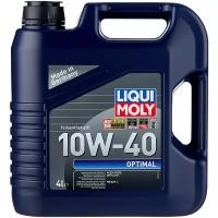 Масло моторное 10w40 liqui moly 4л полусинтетика optimal liqui moly 3930