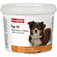 Пищевая добавка Beaphar Top 10 Multi Vitamin с L-карнитином для собак, 750 таб