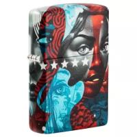 Оригинальная бензиновая зажигалка ZIPPO 49393 Tristan Eaton с покрытием White Matte - Тристан Итон