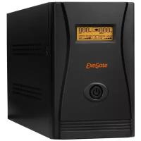 Exegate EP285509RUS ИБП ExeGate SpecialPro Smart LLB-1600.LCD.AVR.C13.RJ.USB <1600VA/950W, LCD, AVR, 6*IEC-C13, RJ45/11, USB, Black>