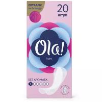 Ola! прокладки ежедневные Light Без аромата, 1 капля, 20 шт