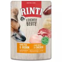 Влажный корм для собак Rinti Leichte Beute, говядина, курица 400 г (для мелких пород)