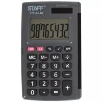 Калькулятор простой карманный маленький Staff Stf-6248 (104х63 мм), 8 разрядов, двойное питание